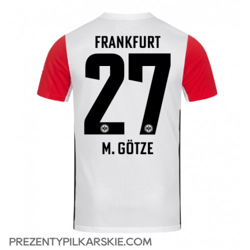 Stroje piłkarskie Eintracht Frankfurt Mario Gotze #27 Koszulka Podstawowej 2024-25 Krótki Rękaw